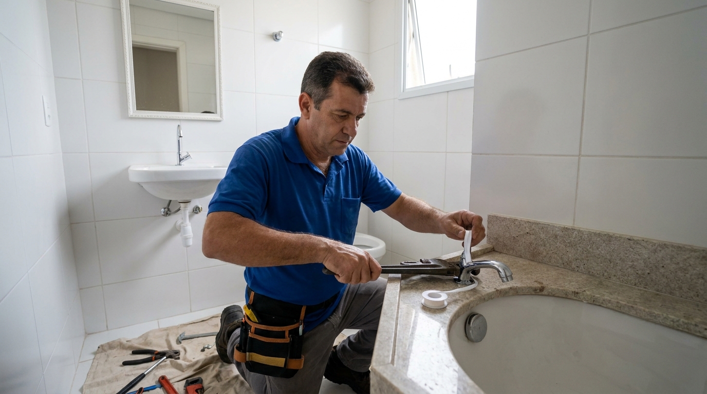 Instalação de torneira de cozinha em Ipatinga‑MG