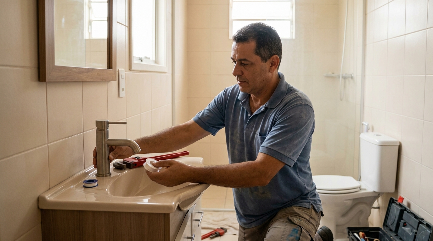 Instalação de torneira profissional em Ipatinga‑MG